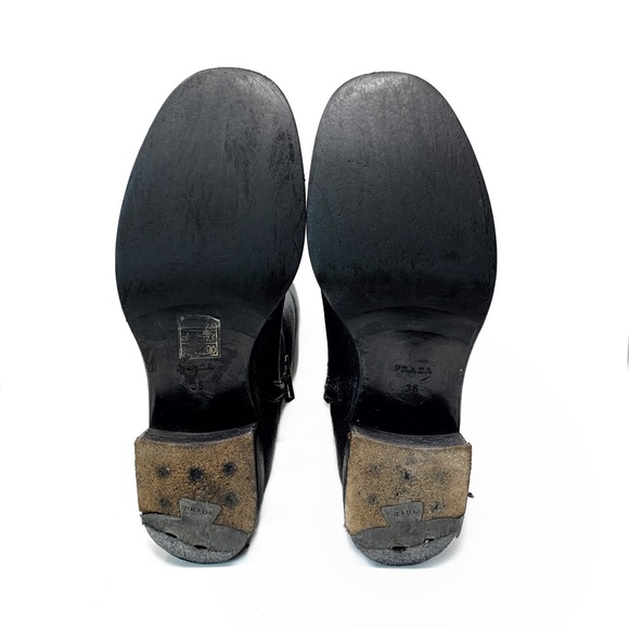 Prada Leather Riding Boots 35 mm Size 36 - Picture 4 of 5